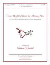 How Brightly Shines the Morning Star Handbell sheet music cover